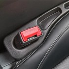 2pcs Car Seat Gap Filler Storage Bag Seat Crevice Organizer Between Seats Consol