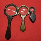 Antique Magnifying Glass Set Of Three 