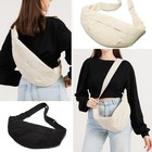 Casual Crossbody Bags For Women Men Sling Shoulder Bags Purse Fanny Pack Travel