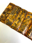 Vintage Chinese Carved Scrimshaw Panels Of Kama Sutra Positions Erotic Art