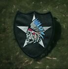 Army Color 2nd Infantry Division Skull Head Iron On Patch