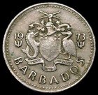 1973 Barbados 10 Cent World Coin Km 12  stk150 