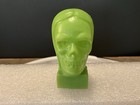 Vintage Green Plastic Skull ghoul Pencil Sharpener 1960s