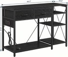 Modern Aquarium Stand For 55-75 Gallon Fish Tank With Outlets And Storage