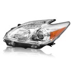 2pcs Pair Projector Headlights For 2010-2011 Toyota Prius Base 1 8l Chrome Amber