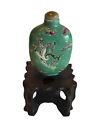 Chinese Antique Snuff Bottle With Cranes