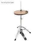 Drum Hi-hat Cymbal Stand Double Braced Chrome High Hat Silver   Black