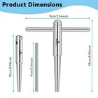 Trumpet Mouthpiece Truing Tool Stainless Steel Repair Tool For Brass Instrument