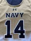 Navy Midshipman Team Issued Under Armour Lacrosse Jersey Mayer  14 Size Xl