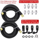 Power Steering Pump Hose Kit For Ls Swap Pressure Return Line Ls1 Ls3 Universal