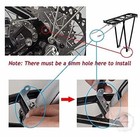 Bike Cargo Rack Cargo Universal Adjustable Bicycle Rear Luggage Touring Carrier