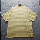 Greg Norman Golf Polo Shirt Men 2xl Multi Striped Short Sleeve Slit Logo Popover