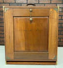 Vintage Wooden Machinist Tool Chest W  Key Watchmakers Jewelers Antique Lockable