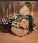Vintage Giftcraft Handcrafted Plush Snowman Among Friends Christmas Snowman New