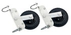 Rotating Steel Solid Rubber Wheel Mount Kit Portable Soccer Goal Fits Kwik Club