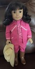 18 Inch American Girl Doll  Short Hair   Comes With Western Outfit 