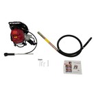 Portable Gas Powered Concrete Vibrator With 8ft Shaft Rod For Concrete Pouring