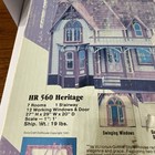 Vintage Dura Craft Heritage Dollhouse Kit Victorian Mansion Hr 560  2 Story