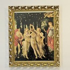 Vintage Ornate Gold Filigree Leaves Metal Picture Frame For 8x10 Picture