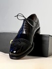 Handmade Mens Black Leather Brogue Dress Shoes  Men Formal Shoes  Shoes For Men
