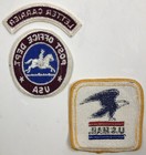Vtg 1965-1970 Usps Horse And Rider Patch Set And 1970-1991 Us Mail Eagle Patch