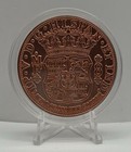 Cursed Pirate Treasure Map 1oz  Colorized 999 Fine Copper Round In Capsule