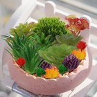 Artificial Succulents Plants  16pcs Colorful Fake Succulents  Mini Artificial