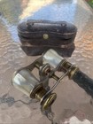 Vintage Lemaire  Paris Mother Of Pearl Opera Theater Glasses  binoculars 1930s