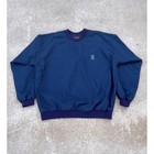 Vintage Sun Mountain Sports Plaid Pullover Golfing Blue Mens Large