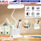 Usb Led Desk Light Dimmable Bedside Reading Lamp Rechargeable Touch Control Us