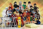 3d One Piece Cartoon Monkey D Luf Self-adhesive Removeable Wallpaper Wall Mural1