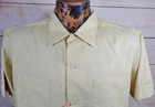 True Vintage 1950 s 60 s Campus Button Front Camp Shirt Mens Large Made In Usa