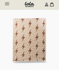 Lola Blanket X Aviator Nation Beige  copper Bolt Large