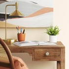 Led Wireless Charging Task Lamp With Usb Brass  includes Led Light Bulb 