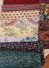 Lot Of 28 Vtg Quarter Yards Of Cotton Fabric 9  X 44  W Each Piece Is Different 