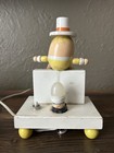 Adorable Vintage Humpty Dumpty Painted Wood Nightlight accent Lamp
