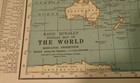 Vintage Original 1933 Rand Mcnally World Map Mercator Projection 14 5 X 10 25