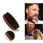 Beard Grooming Kit For Men - 100  Boar Bristle Brush  Beard Styling Comb beard B