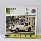 Classic Car Print Picture Photo Automobile Ephemera 6x6 Litho 1946 Triumph 1800