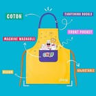 Chefclub Kids Yellow Apron     Chefclub Friends Design- 100  Cotton For Ages 4 -10
