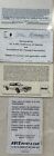 Vintage Credit Card Charge Lot 1973 Bankamericard Air Travel Hertz Avis Bear Bra