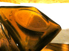 Light Amber Applied Top   Reeds Gilt Edge 1878 Tonic