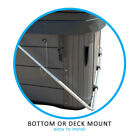 Puri Tech Fold Spa Cover Lift Bottom Or Deck Mount Powder Coated Aluminum Silver
