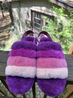 Ugg Fluff Yeah Berryliscious Multi Slide Slipper Women s Us Size 8