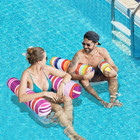 2 Pack Xl Inflatable Fabric Pool Float Hammocks Adult Multiposition Loungers