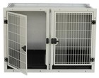 New Metal Large Veterinary Dog Cat Pet Cage Galvalume Kennel Divider Waste Tray