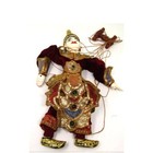 Burmese Marionette Vintage Hand Carved Wooden String Puppet 