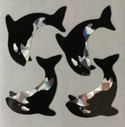 12 Packages Of Prismatic Whale Stickers   great 7  Sticker Designs  Ppz4034