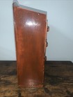 Vintage Wooden Sewing Notions 7 Drawer Cabinet Wall Hanging Or Standing 11 1 4   