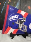 Vintage 80s 90s New York Giants Full Size Felt Pennant Red White And Blue